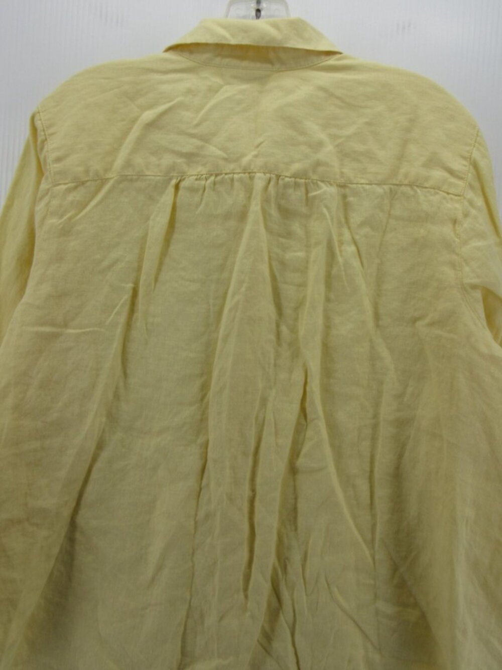 J Jill Top XL Petites Love Linen Shirt Button Down Woven Roll Tab - Picture 8 of 11